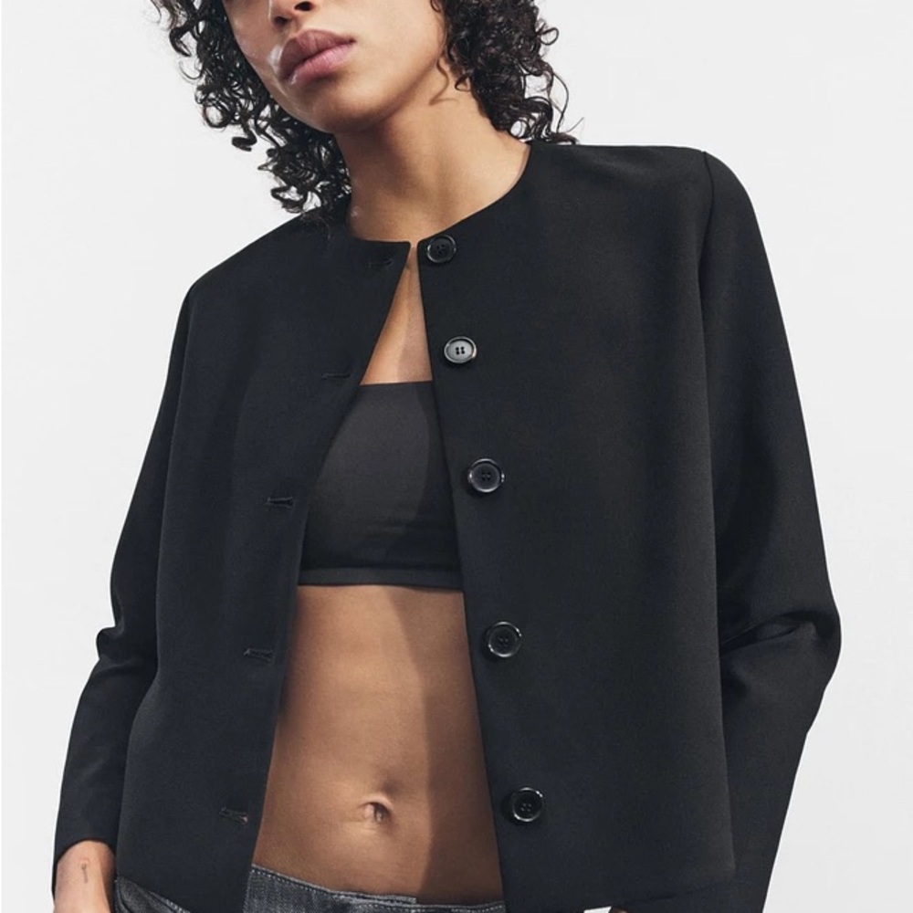 BUTTONED JACKET ZW COLLECTION